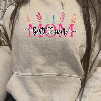 Adult Hoodie Sweatshirt Cozy Pullover Fleece Winter Outfit Gift for Her Wife Mom Mother’s Day Designs 5