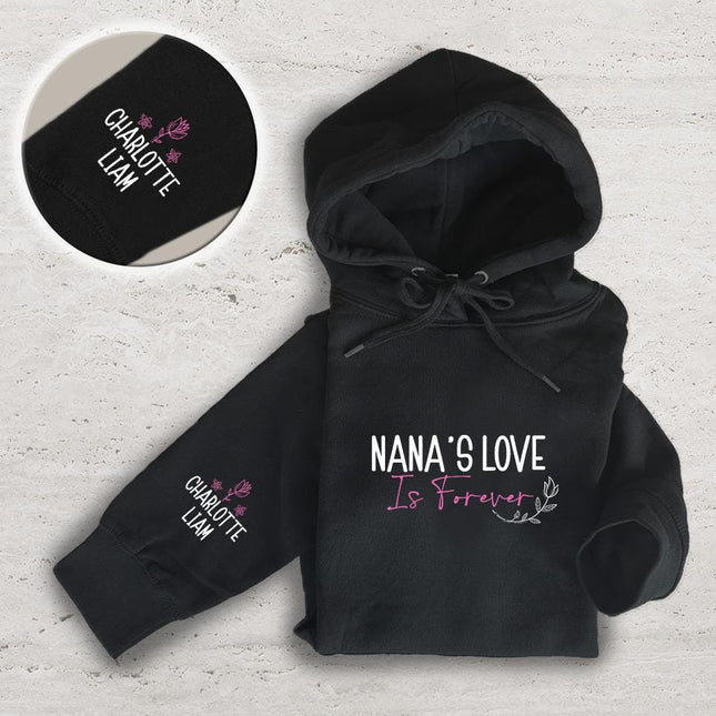 Adult Hoodie Sweatshirt Cozy Pullover Fleece Winter Outfit Gift for Her Grandma Nana Design 2