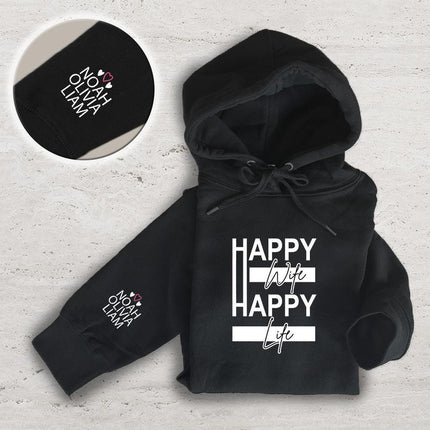 Adult Hoodie Sweatshirt Cozy Pullover Fleece Winter Outfit Gift for Her Wife Spouse Design 3