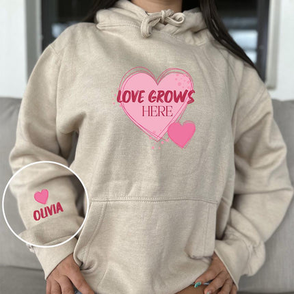 Adult Hoodie Sweatshirt Cozy Pullover Fleece Winter Outfit Gift for Her Love Design 4