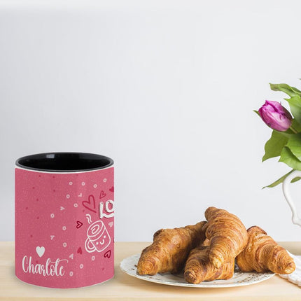 Personalized Large Coffee Mug 15oz Custom Matte Finish Gift for Men Women Work Office Home Love Muffin And Coffee