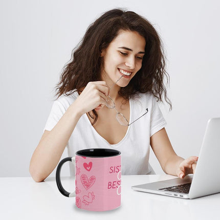 Personalized Large Coffee Mug 15oz Custom Matte Finish Gift for Men Women Work Office Home Sisters And Besties