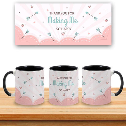 Personalized Large Coffee Mug 15oz Custom Matte Finish Gift for Men Women Work Office Home Thank You Design