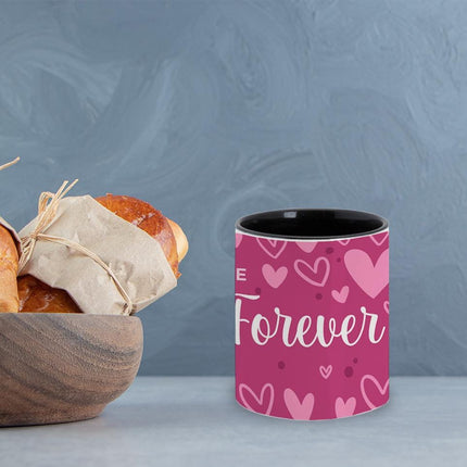 Personalized Large Coffee Mug 15oz Custom Matte Finish Gift for Men Women Work Office Home You Are My Forever Design