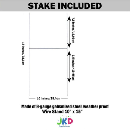 Yard Sign for graduation Party Decor Weatherproof Stake Included Pink And Gold