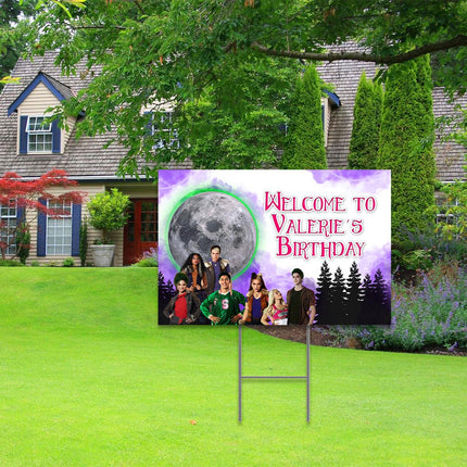 Zombies Yard Sign for Birthday Party Decor Weatherproof Stake Included
