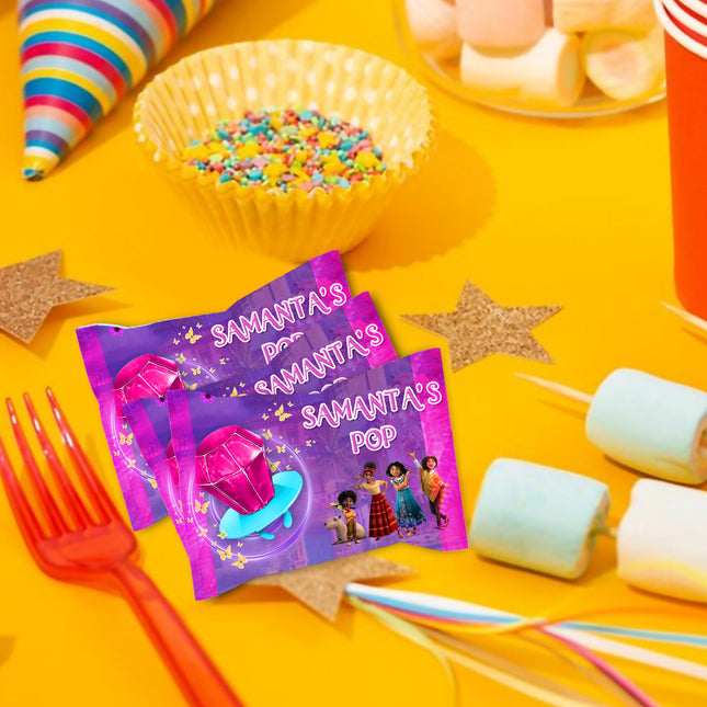 Encanto Ring Pop Label Sticker for Birthday Party Candy Favor - Digital, Stickers or Finished Options