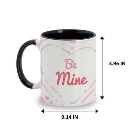 Personalized Large Coffee Mug 15oz Custom Matte Finish Gift for Men Women Work Office Home Dotted Heart