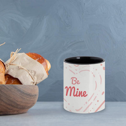 Personalized Large Coffee Mug 15oz Custom Matte Finish Gift for Men Women Work Office Home Dotted Heart