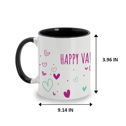 Personalized Large Coffee Mug 15oz Custom Matte Finish Gift for Men Women Work Office Home Full Of Hearts