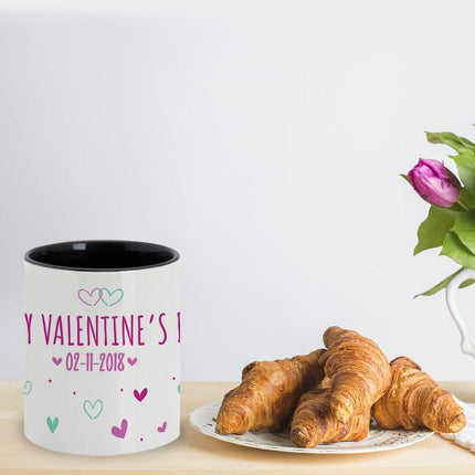 Personalized Large Coffee Mug 15oz Custom Matte Finish Gift for Men Women Work Office Home Full Of Hearts