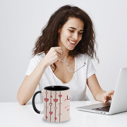 Personalized Large Coffee Mug 15oz Custom Matte Finish Gift for Men Women Work Office Home Hearth Line