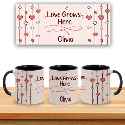 Personalized Large Coffee Mug 15oz Custom Matte Finish Gift for Men Women Work Office Home Hearth Line