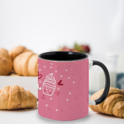 Personalized Large Coffee Mug 15oz Custom Matte Finish Gift for Men Women Work Office Home Love Muffin And Coffee