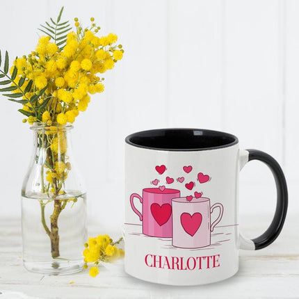 Personalized Large Coffee Mug 15oz Custom Matte Finish Gift for Men Women Work Office Home You Stole My Heart