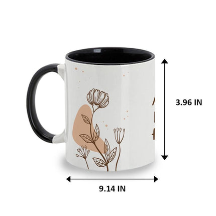 Personalized Large Coffee Mug 15oz Custom Matte Finish Gift for Women Work Office Home Mom Abuelas's Hugs