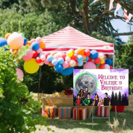 Zombies Yard Sign for Birthday Party Decor Weatherproof Stake Included