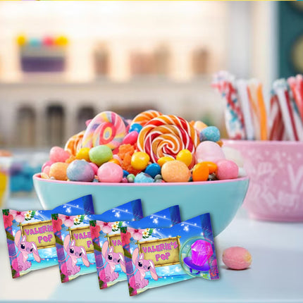 Stitch Ring Pop Label Sticker for Birthday Party Candy Favor - Digital, Stickers or Finished Options