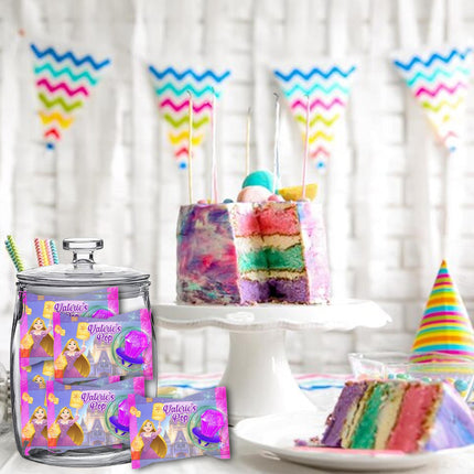 Tangled Ring Pop Label Sticker for Birthday Party Candy Favor - Digital, Stickers or Finished Options
