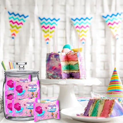 Alice Bakery Ring Pop Label Sticker for Birthday Party Candy Favor - Digital, Stickers or Finished Options