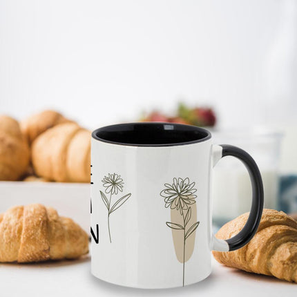 Personalized Large Coffee Mug 15oz Custom Matte Finish Gift for Women Work Office Home Wife Mom Queen Design