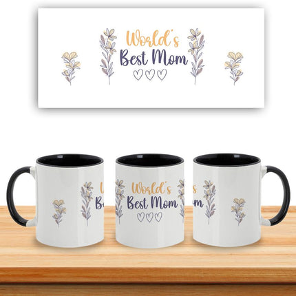 Personalized Large Coffee Mug 15oz Custom Matte Finish Gift for Women Work Office Home World's Best Mom
