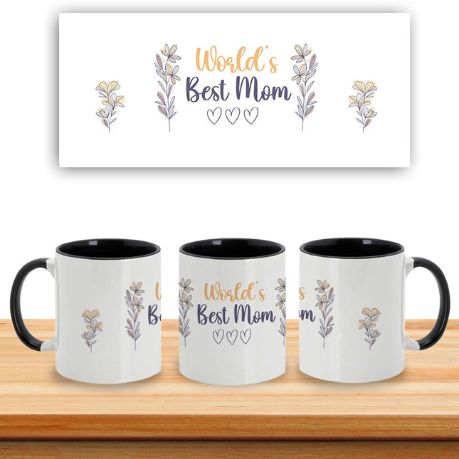 Personalized Large Coffee Mug 15oz Custom Matte Finish Gift for Women Work Office Home World's Best Mom