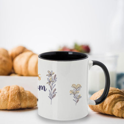 Personalized Large Coffee Mug 15oz Custom Matte Finish Gift for Women Work Office Home World's Best Mom