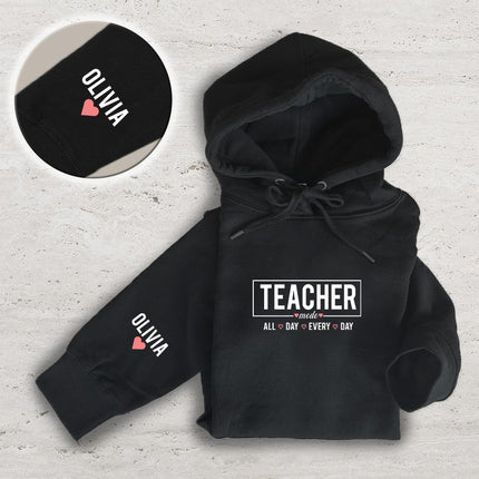 Adult Hoodie Sweatshirt Cozy Pullover Fleece Winter Outfit Gift for Her Teacher Mode