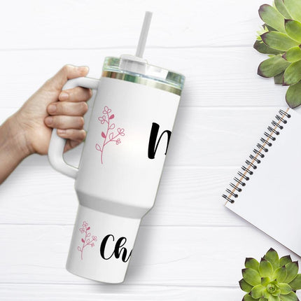 Custom Tumbler 40oz Personalized Name Insulated Bottle Water Mom Est 2025