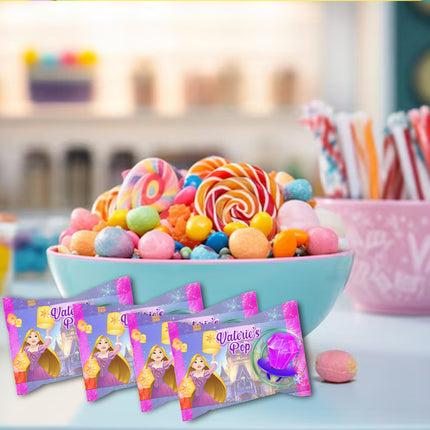 Tangled Ring Pop Label Sticker for Birthday Party Candy Favor - Digital, Stickers or Finished Options