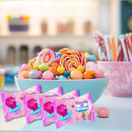 Alice Bakery Ring Pop Label Sticker for Birthday Party Candy Favor - Digital, Stickers or Finished Options