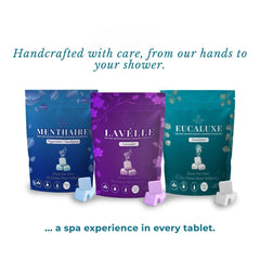 Aromatherapy Shower Steamers Home Spa Stress Relief Bombs Natural Self Care Gift Eucalyptus Lavender PeppermintEucalytus 7Pack