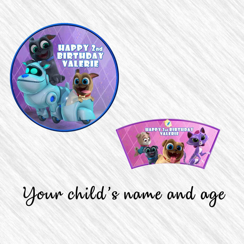 Puppy dog pals paper plates, cups and napkins - 12pack