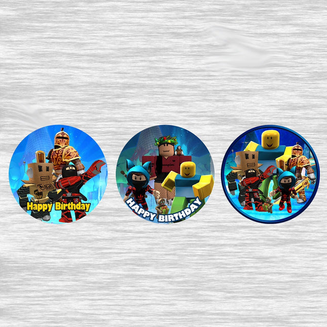 Roblox cupcake toppers - 24pack