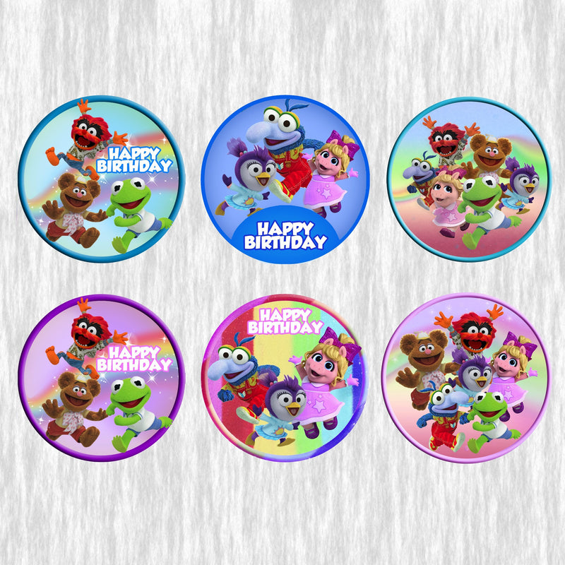 Muppet babies cupcake toppers - 24pack