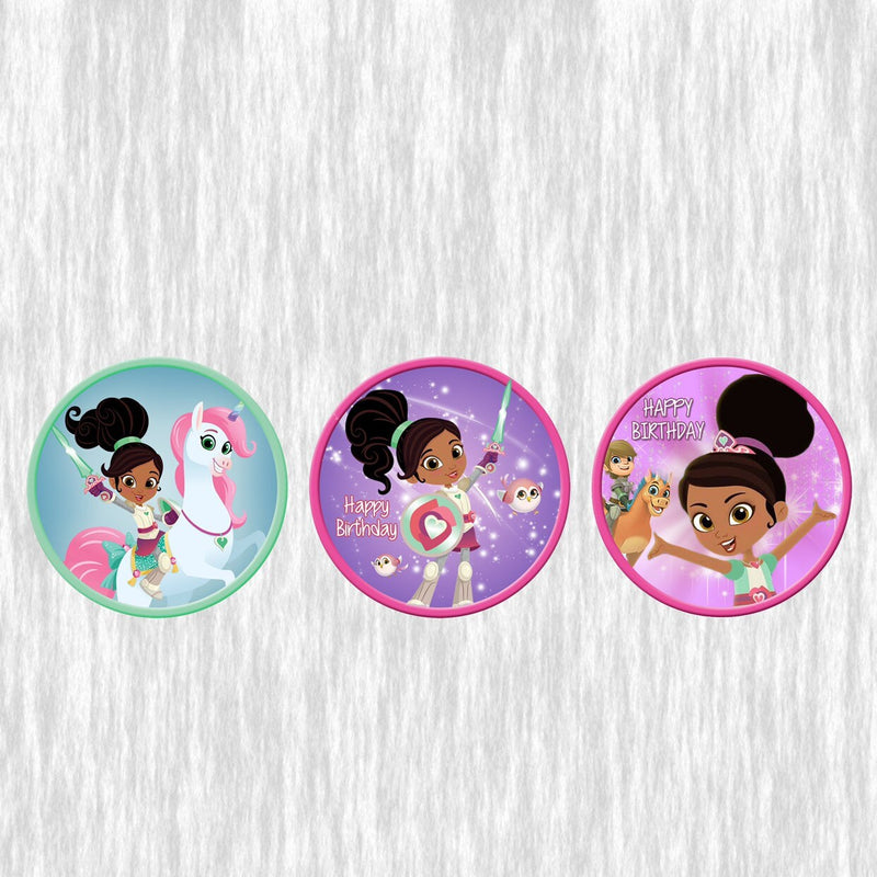 Princess Nella cupcake toppers - 24pack