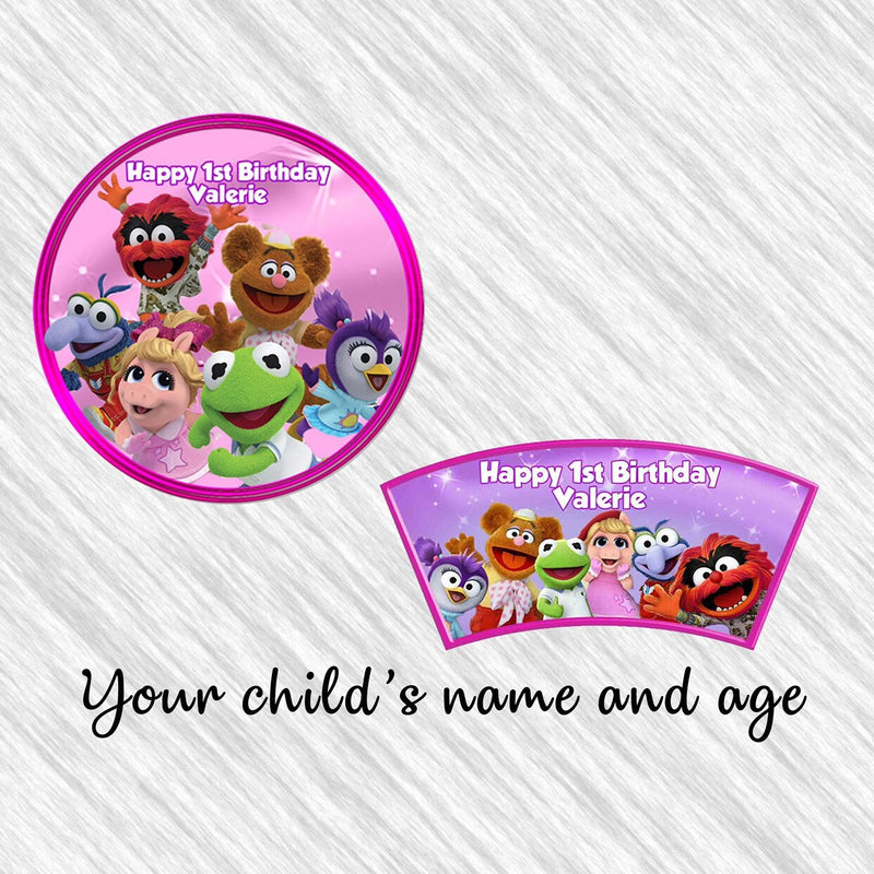 Muppet babies paper plates, cups & napkins - 12pack