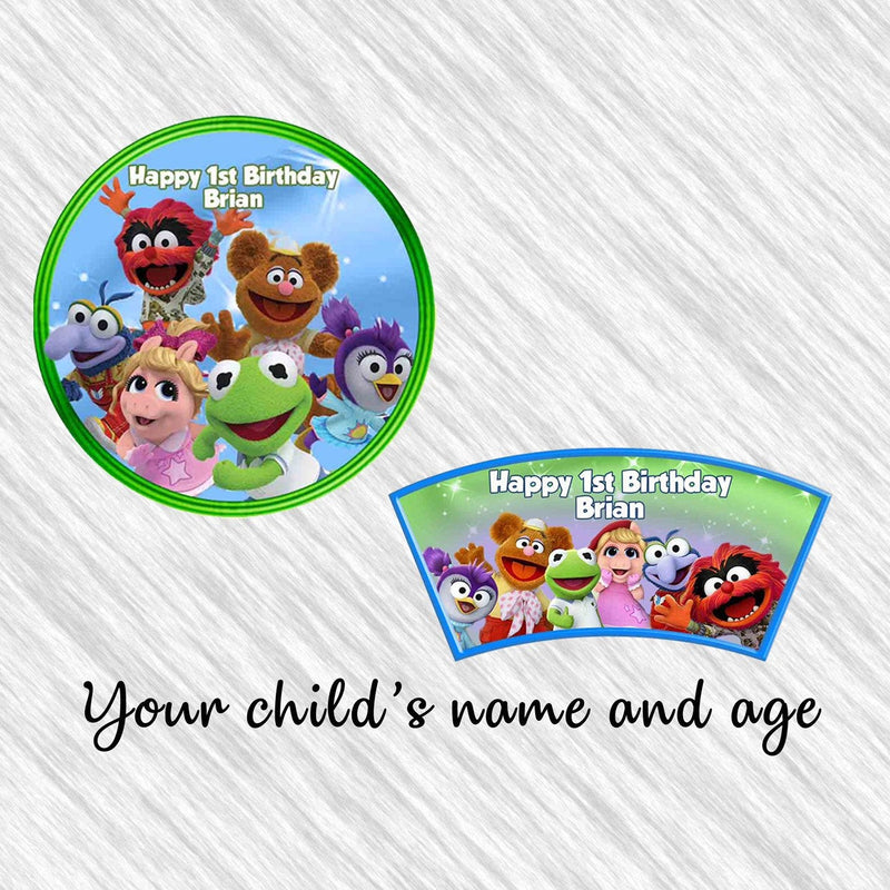 Muppet babies paper plates, cups & napkins - 12pack