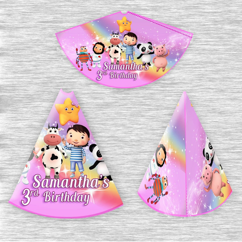 Little baby bum party hats - ready to use