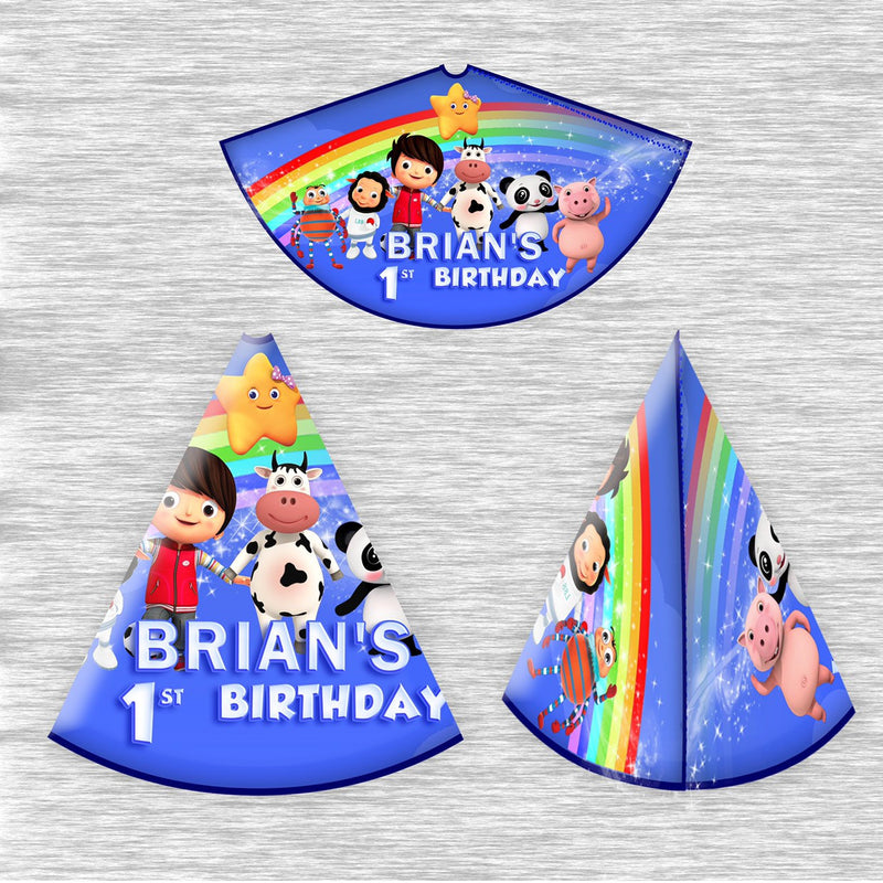 Little baby bum party hats - ready to use