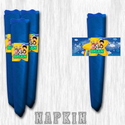 Little Baby bum paper plates, cups and napkins - 12pack