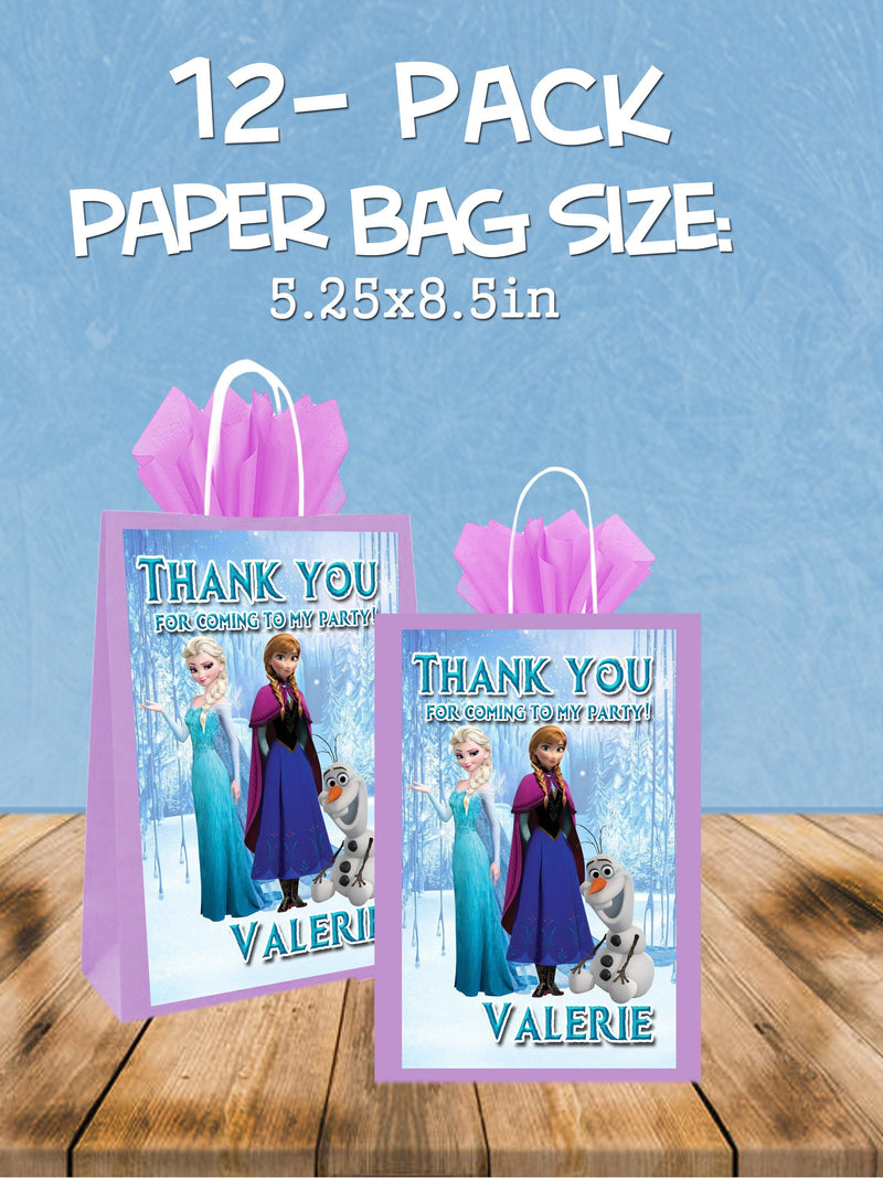 Frozen favor bags - gift bags - candy bags - 12pack