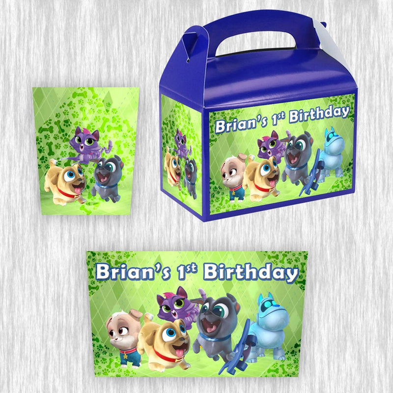 Puppy dog pals Small Gable box - favor box - 4.5x3in - 12pack