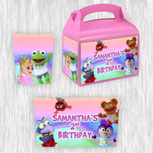 Load image into Gallery viewer, Muppet babies Small Gable box - favor box - 4.5x3in - 12pack
