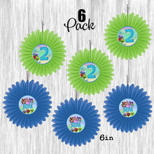 Load image into Gallery viewer, Muppet Babies Small Fan Decoration- 6 or 12 Pack- size 6in
