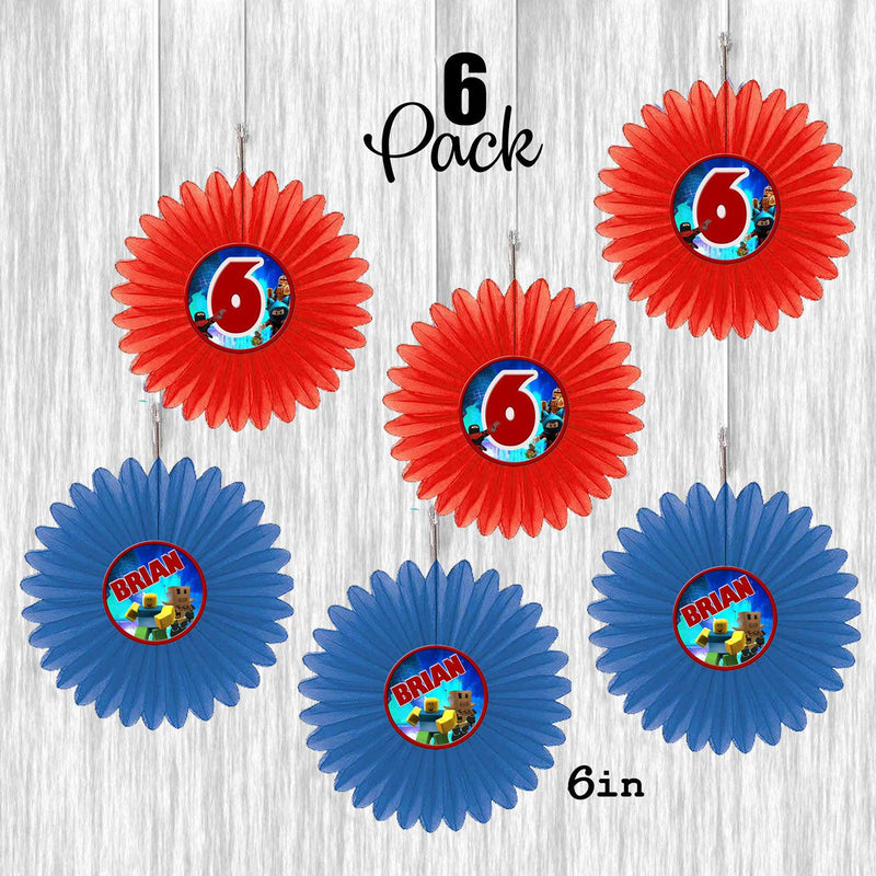 Roblox Small Fan Decoration- 6Pack