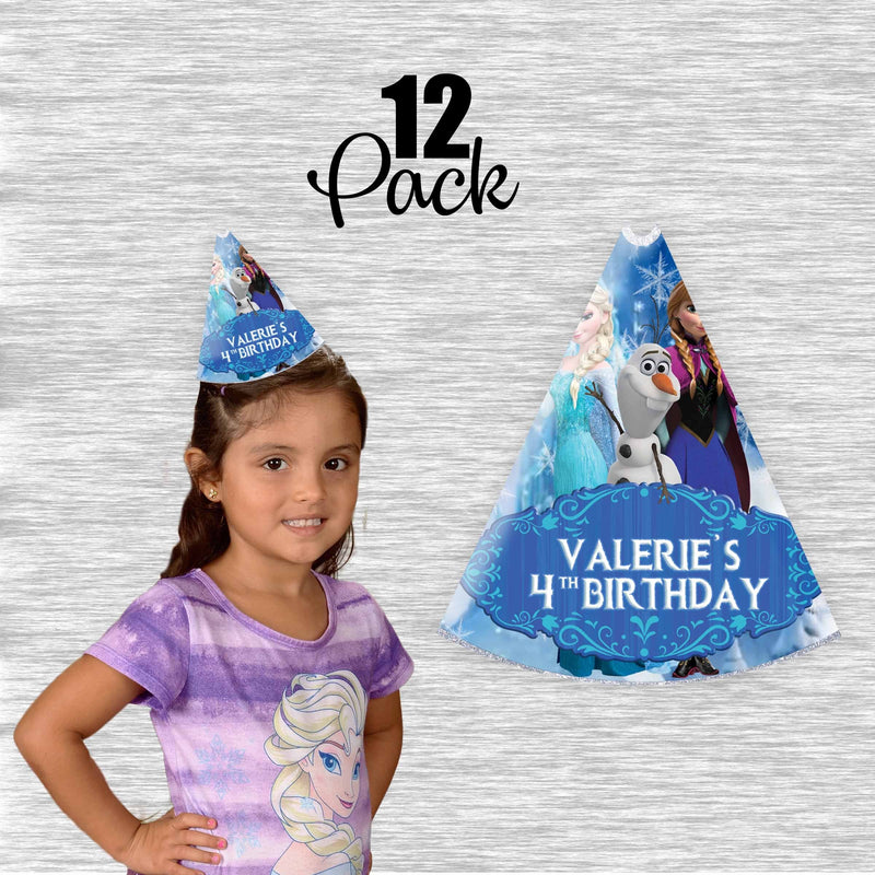 Frozen party hats - ready to use