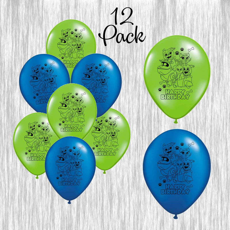 Puppy Dog Pals Balloons - 11in - 12Pack