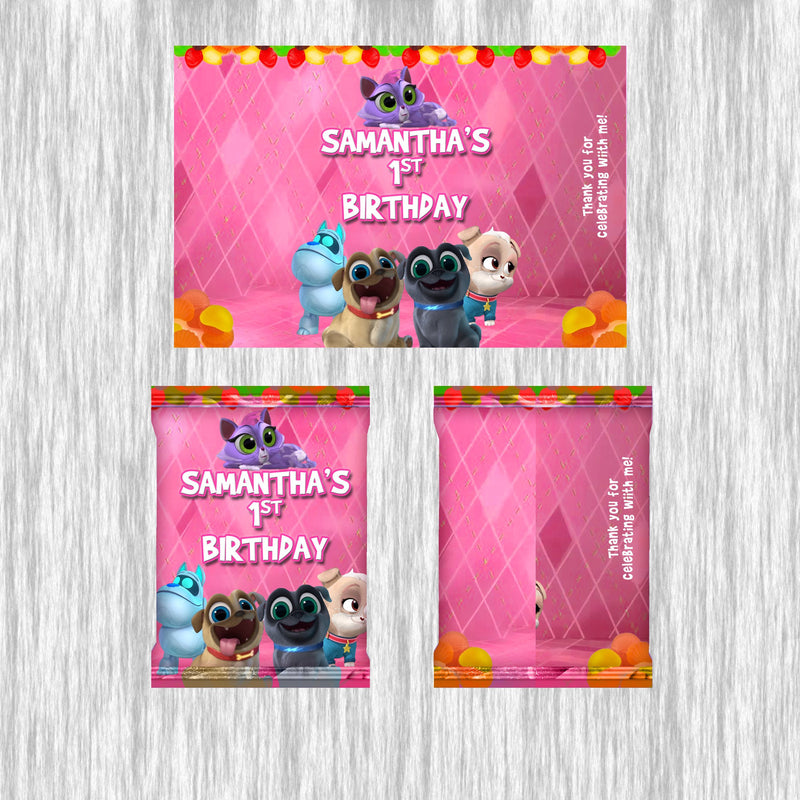 Puppy Dog Pals customized Fruit Snack - 12Pack - Ready  for Favors!